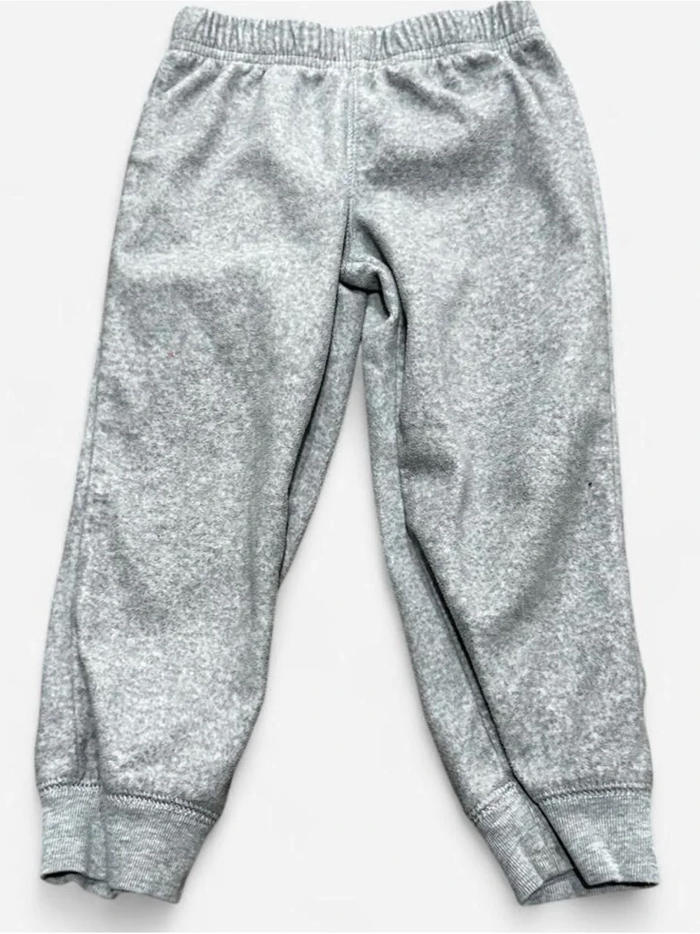 Carter's Light Gray Fleece Kids Sweatpants with Elastic Waist